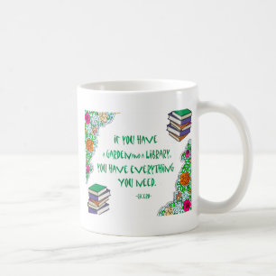 Cicero's quote on libraries coffee mug