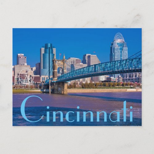 Cicinnati  Ohio The Queen City Postcard