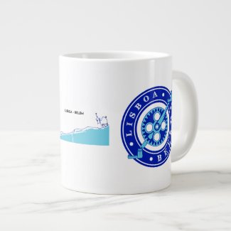 Cicloturismo _ Lisboa – Belem Giant Coffee Mug