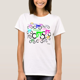 Ciclovial Family Women's White Spanish T-Shirt