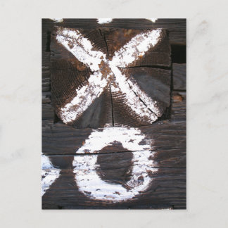 Čičmany Hugs and Kisses Postcard