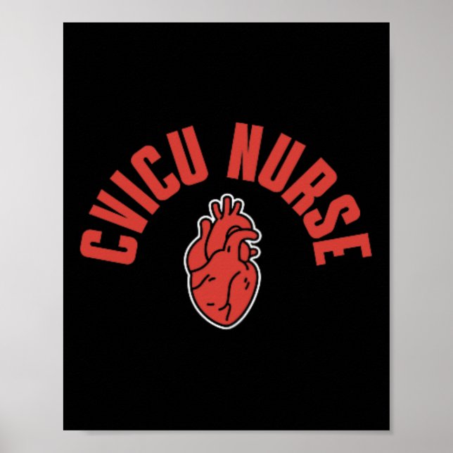 Cicu Designs Cardiovascular Intensive Care Unit Cv Poster (Front)