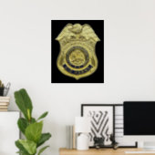 CID AGENT BADGE AMERICAN US USA Army Criminal Inve Poster (Home Office)