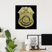 CID AGENT BADGE AMERICAN US USA Army Criminal Inve Poster (Home Office)