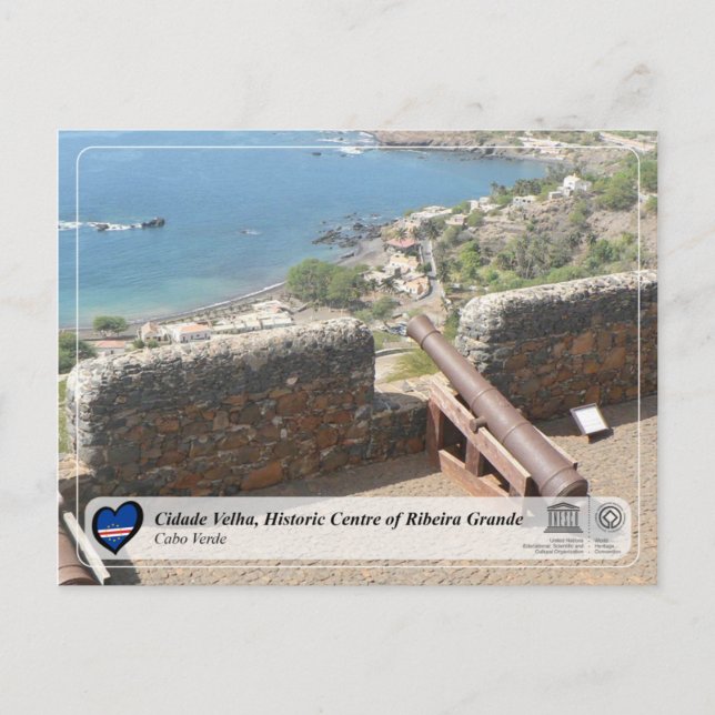 Cidade Velha, Historic Center of Ribeira Grande Postcard (Front)