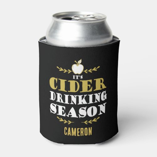 Cider Drinker Thanksgiving Holidays Can Cooler