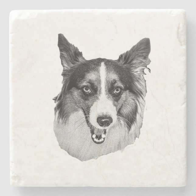 Cider Night Cheer Stone Coaster (Front)