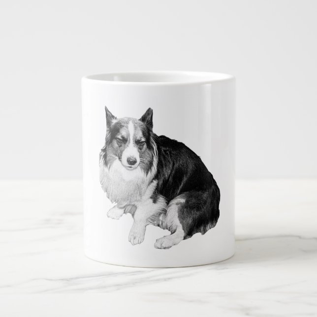 Cider-Night Corgi Giant Coffee Mug (Front)