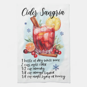 Cider Sangria Recipe Kitchen Towel