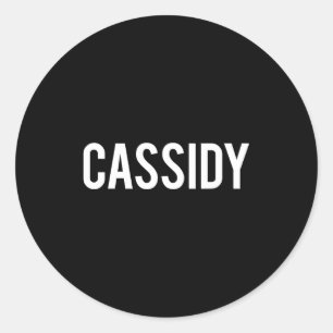 Cidy - Cool New Funny Name Fan Gift Tee  Classic Round Sticker