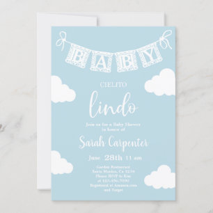 Cielito Lindo Baby Shower Boy Invitation