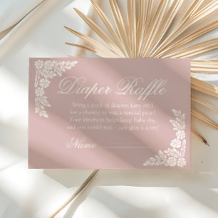 Cielito Lindo baby shower Diaper Raffle Enclosure Card