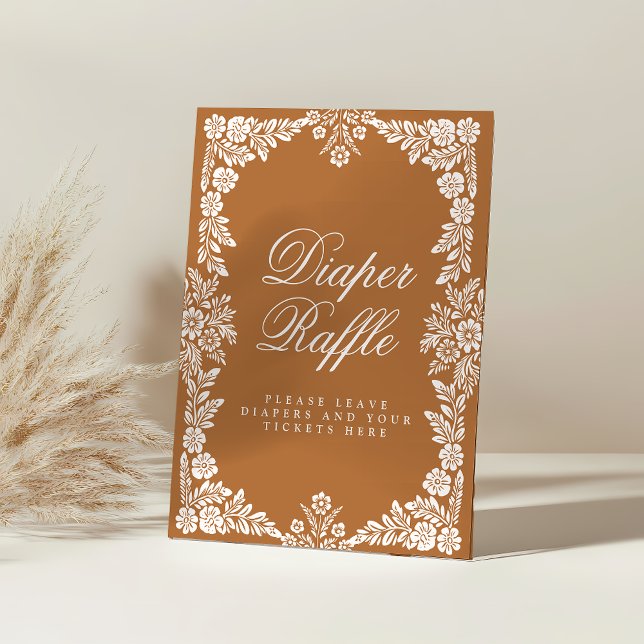 Cielito Lindo baby shower Diaper Raffle Sign (Creator Uploaded)