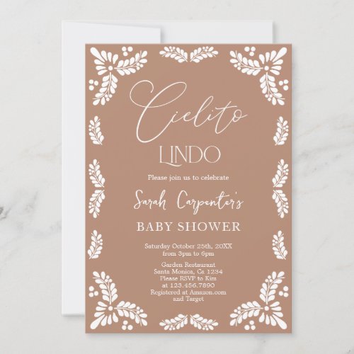 Cielito Lindo Baby Shower  Invitation