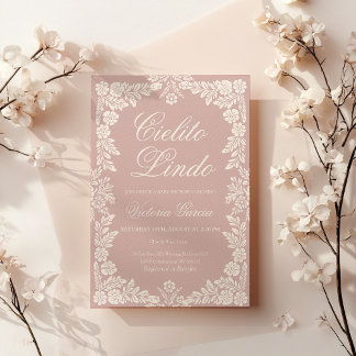 Cielito Lindo baby, shower Invitation