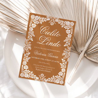 Cielito Lindo baby, shower Invitation