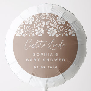 Cielito Lindo Baby Shower Terracotta Balloon