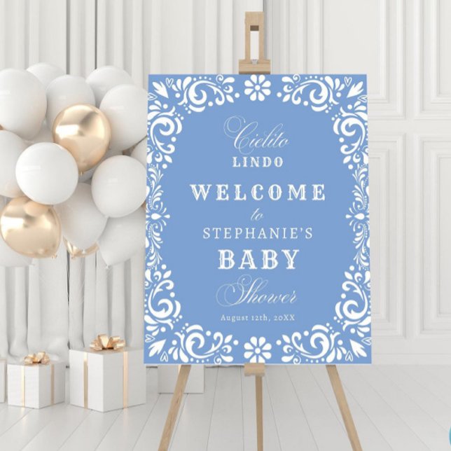 Cielito Lindo Baby Welcome Sign, Mexican Talavera  Foam Board (Creator Uploaded)