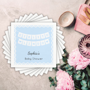 Cielito Lindo Blue Baby Shower Napkins
