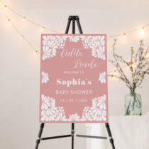 Cielito Lindo Girl Baby Shower Welcome Sign