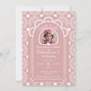 Cielito Lindo Invitation 1st Birthday With Photo