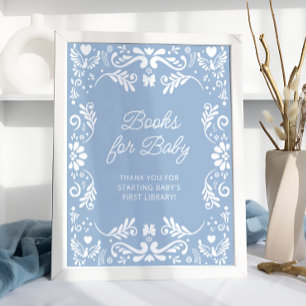 Cielito Lindo Mexican Baby Shower Books for Baby Poster