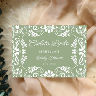 Cielito Lindo Mexican Baby Shower Thank You  Card