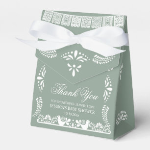 Cielito Lindo Mexican Baby Shower Thank You Favor Boxes