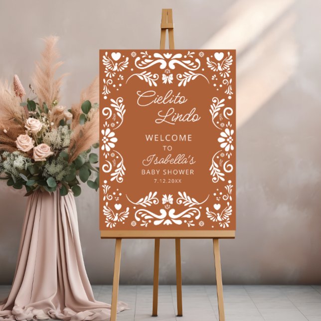 Cielito Lindo Mexican Baby Shower Welcome Foam Board (Creator Uploaded)