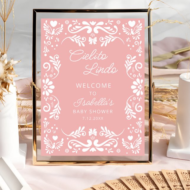 Cielito Lindo Mexican Baby Shower Welcome Poster (Creator Uploaded)