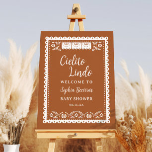 Cielito Lindo Mexican Baby Shower Welcome Sign