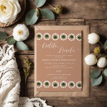 Cielito Lindo Mexican Barro Boho Baby Shower Invitation