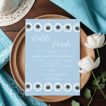 Cielito Lindo Mexican Blue Boy Baby Shower Invitation