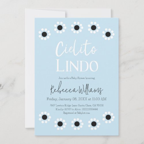 Cielito Lindo Mexican Fiesta Baby Shower Party Invitation