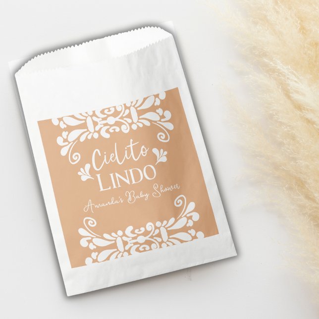 Cielito Lindo Mexican Fiesta Neutral Baby Shower Favor Bag (Creator Uploaded)
