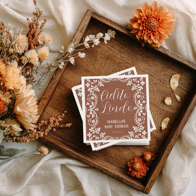 Cielito Lindo Mexican Papel Picado Talavera  Napkins (Creator Uploaded)