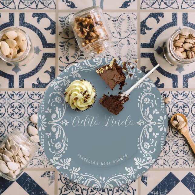 Cielito Lindo Mexican Papel Picado Talavera  Paper Plates (Creator Uploaded)