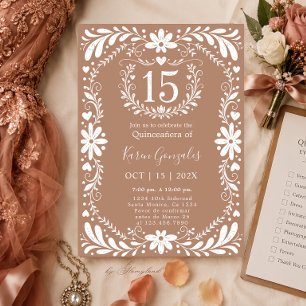 Cielito Lindo Quinceanera Invitation