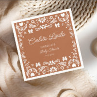 Cielito Lindo Talavera Mexican Baby Shower Napkins