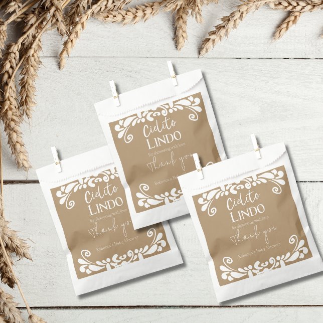 Cielito Lindo Talavera Mexican Fiesta Baby Shower Favor Bag (Creator Uploaded)