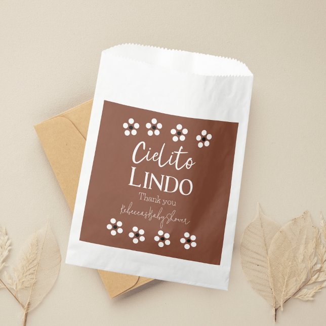 Cielito Lindo Talavera Mexican Fiesta Baby Shower Favor Bag (Creator Uploaded)