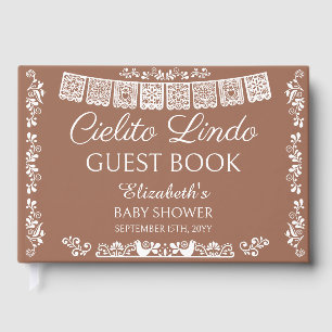 Cielito Lindo Terracotta Baby Shower Guest Book