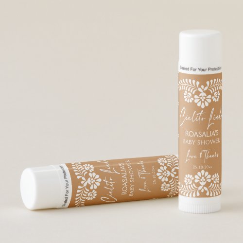 Cielito lindo terracotta Mexican baby shower favor