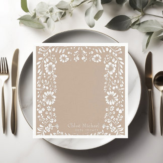cielto lindo baby shower napkins