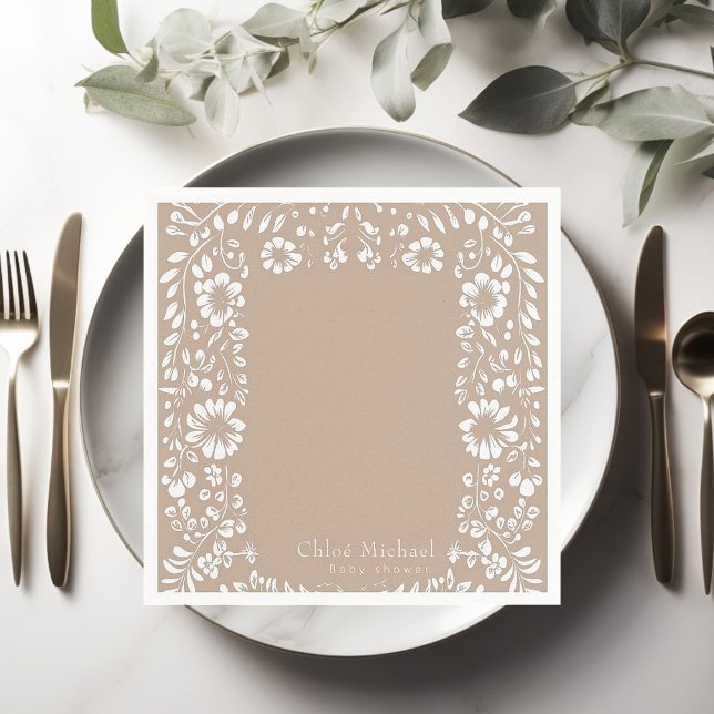 cielto lindo  baby shower  napkins (Creator Uploaded)