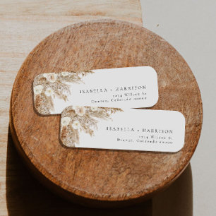 CIERA Bohemian Pampas Grass Return Address Label