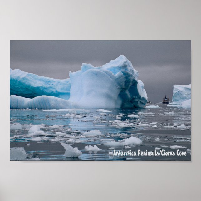 Cierva Cove Peninsula, Antarctica Poster (Front)