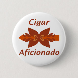 Cigar Aficionado Pinback Button