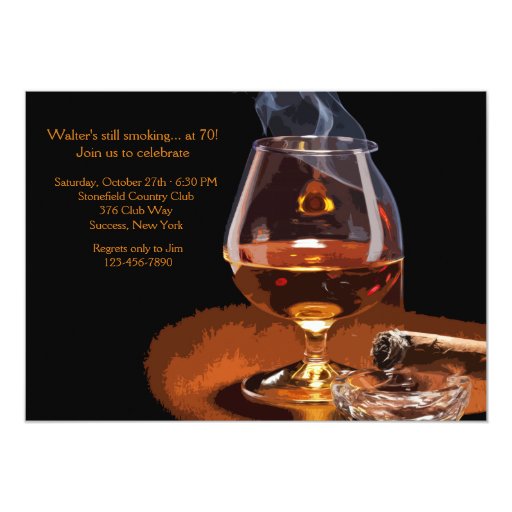 Cigar Party Invitations 4