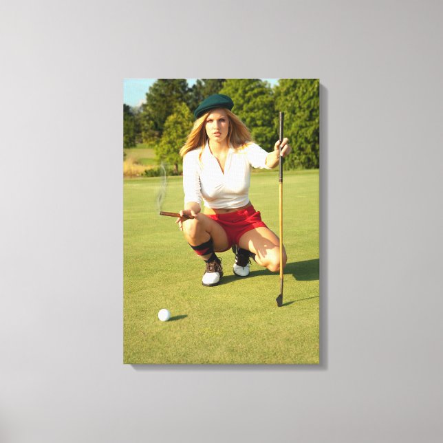 Cigar Art Club Canvas Print (Front)